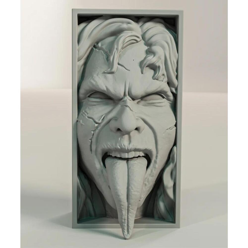 Exorcist Inspired Possessed Regan Book Nook - Horror Bookshelf Insert Decor - Picture 2 of 4